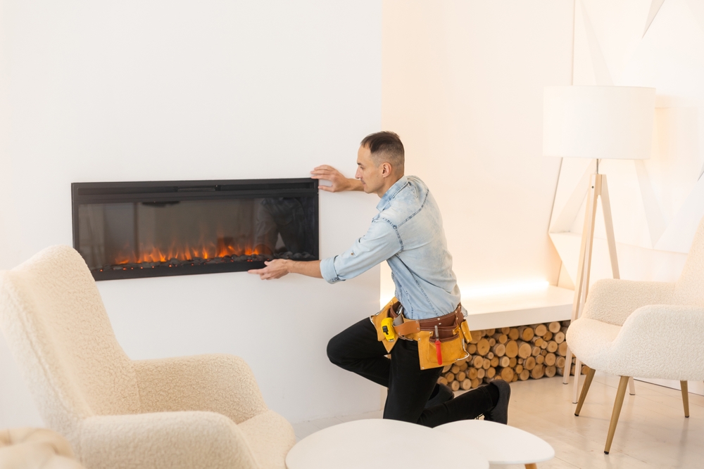 Fireplace,Worker,,Installation,And,Repair