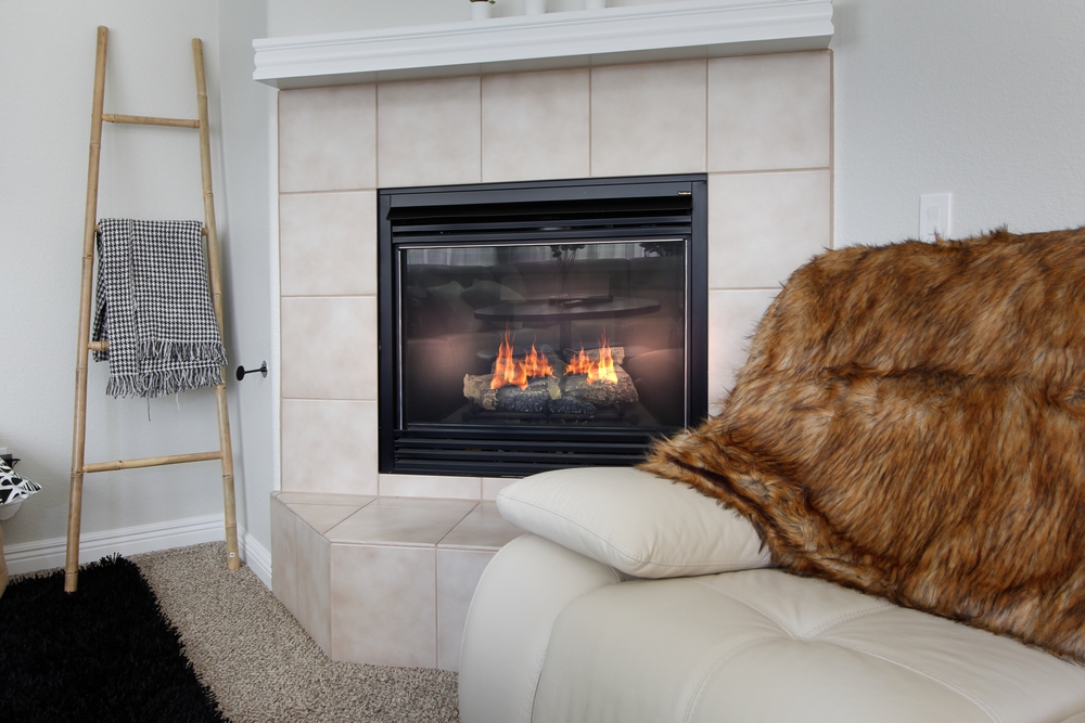 A,View,Of,A,Fireplace,In,A,Living,Room,Setting.